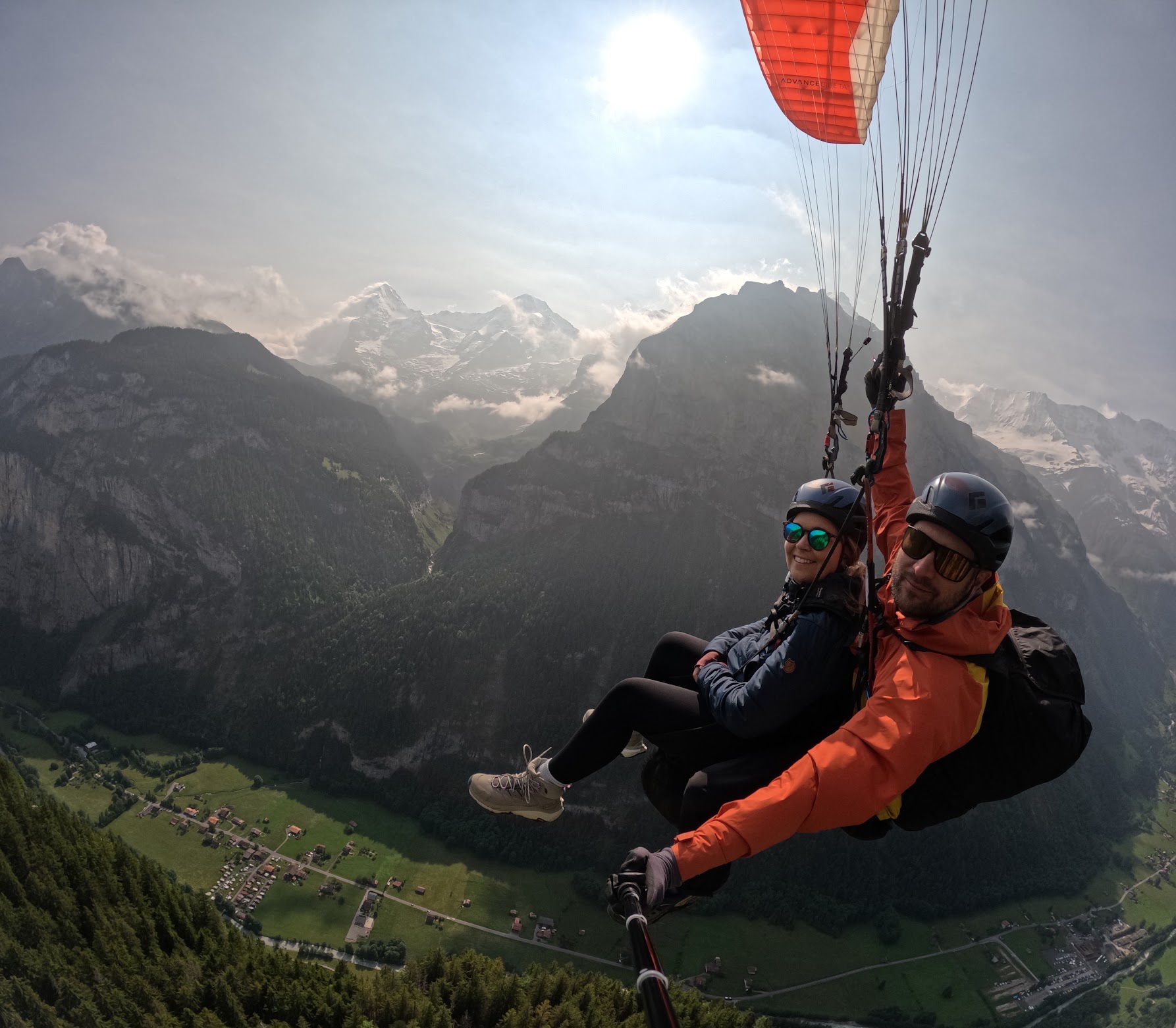 Gabby Paragliding in Switzerland